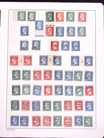 1906-1914, Collection sur la Semeuse avec de nombreuses