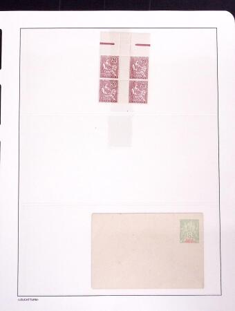 1906-1914, Collection sur la Semeuse avec de nombreuses