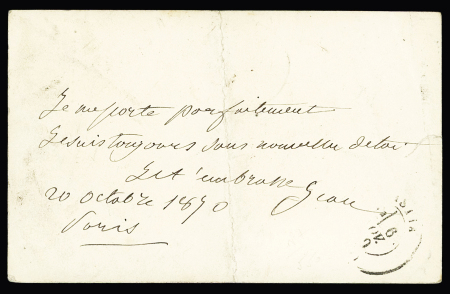 Losange ARAL sur n° 28A sur carte postale pour Bastia