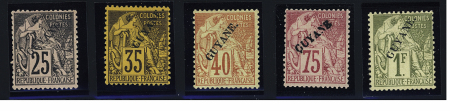 N°23, 25 à 28 type Alphée Dubois, neufs *, TB