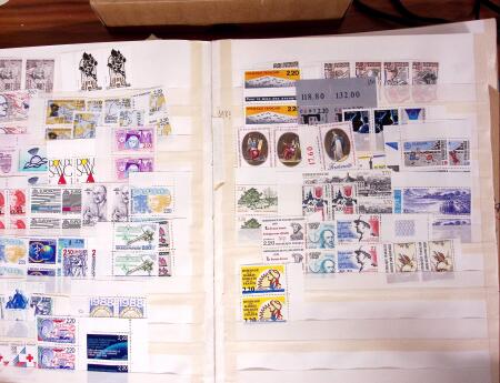 1960-2013, lot de faciales en carnets, BdF, bloc de
