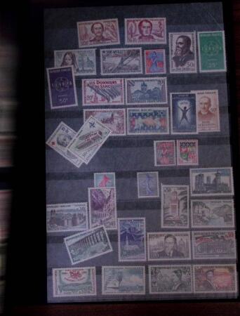 1855-1990, Collection de France en neuf et oblitérés,