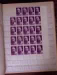 1900-1950, Collection avec doubles de timbres neufs
