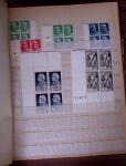 1900-1950, Collection avec doubles de timbres neufs