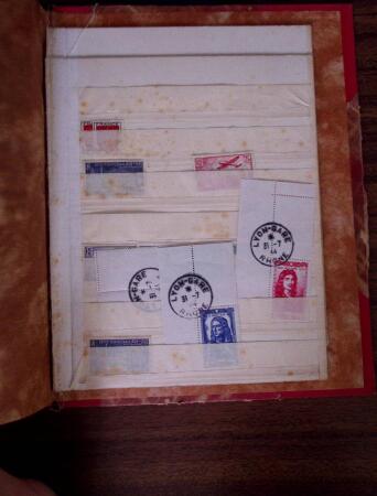 1900-1950, Collection avec doubles de timbres neufs