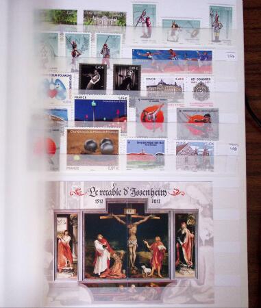 2009-2019, Ensemble de timbres neufs de France en euros