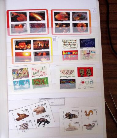 2009-2019, Ensemble de timbres neufs de France en euros