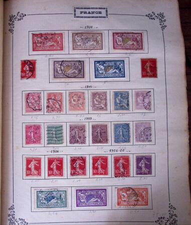 1849-1931, Collection de France et des colonies