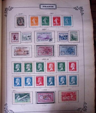 1849-1931, Collection de France et des colonies