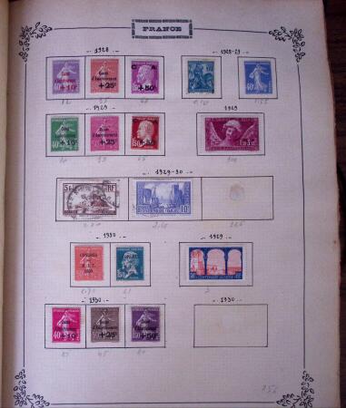 1849-1931, Collection de France et des colonies
