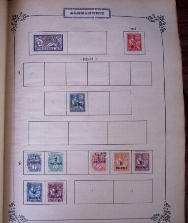 1849-1931, Collection de France et des colonies