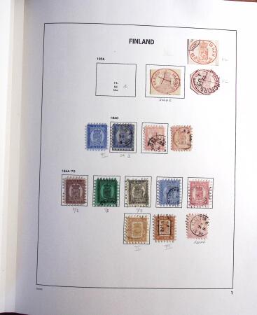 1856-2000, Chiefly mint collection of Finland and two