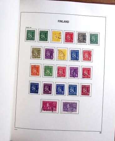 1856-2000, Chiefly mint collection of Finland and two