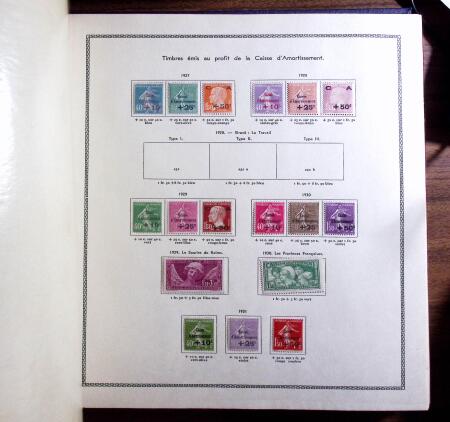 1849-1995, Collection en 6 classeurs de France neuf