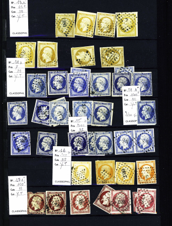 1849-1950, 2 Albums de France, avec N° 2, 6, 33 signé