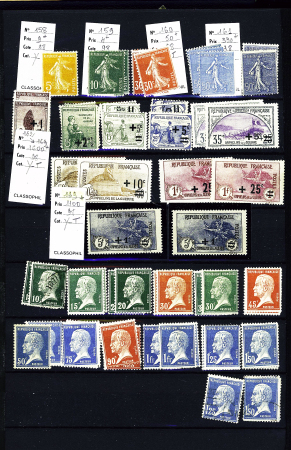 1849-1950, 2 Albums de France, avec N° 2, 6, 33 signé