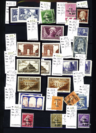 1849-1950, 2 Albums de France, avec N° 2, 6, 33 signé