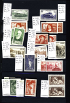 1849-1950, 2 Albums de France, avec N° 2, 6, 33 signé