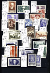 1849-1950, 2 Albums de France, avec N° 2, 6, 33 signé