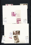 1849-1950, 2 Albums de France, avec N° 2, 6, 33 signé