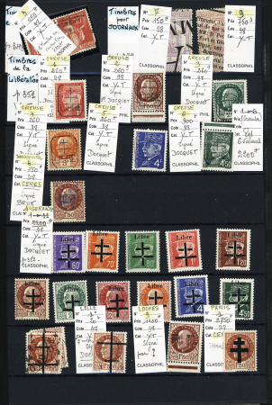 1849-1950, 2 Albums de France, avec N° 2, 6, 33 signé