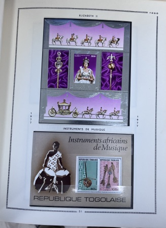 1957-1987, Collection des colonies françaises montés