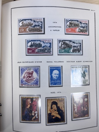 1957-1987, Collection des colonies françaises montés
