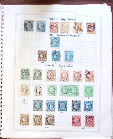 1849-1985, Collection de France obl. et neuf *, dont