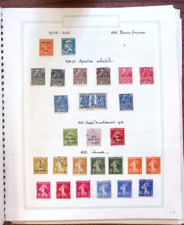 1849-1985, Collection de France obl. et neuf *, dont