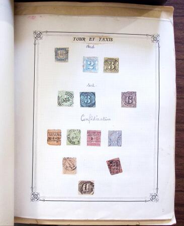 1849-1960, 2 Classeurs + 1 pochette du monde entier,