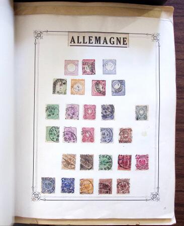 1849-1960, 2 Classeurs + 1 pochette du monde entier,