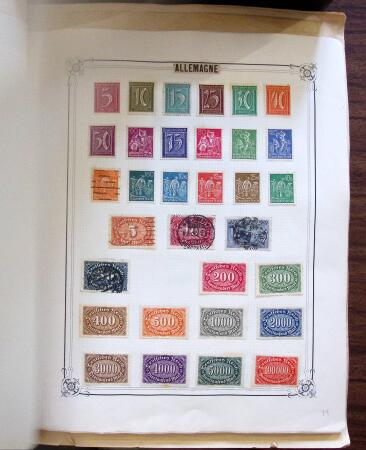 1849-1960, 2 Classeurs + 1 pochette du monde entier,