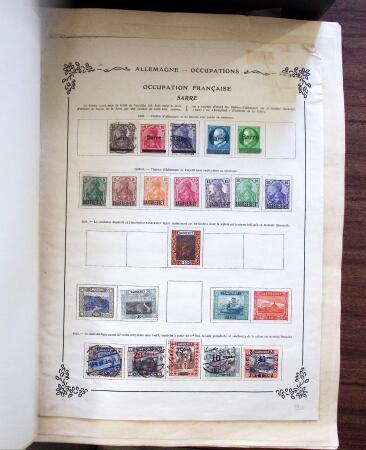 1849-1960, 2 Classeurs + 1 pochette du monde entier,