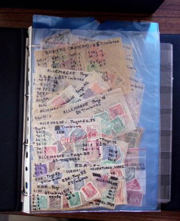 1849-1960, 2 Classeurs + 1 pochette du monde entier,