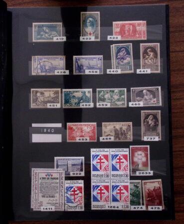 1849-2006, Collection de France en 11 classeurs rangés