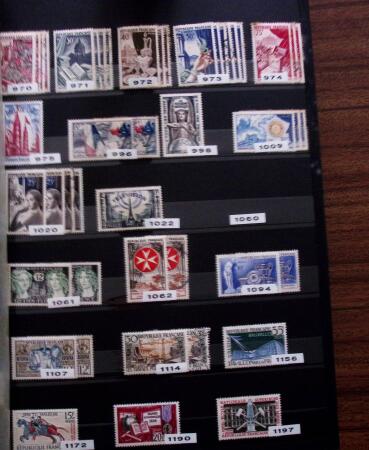 1849-2006, Collection de France en 11 classeurs rangés