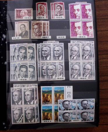 1849-2006, Collection de France en 11 classeurs rangés