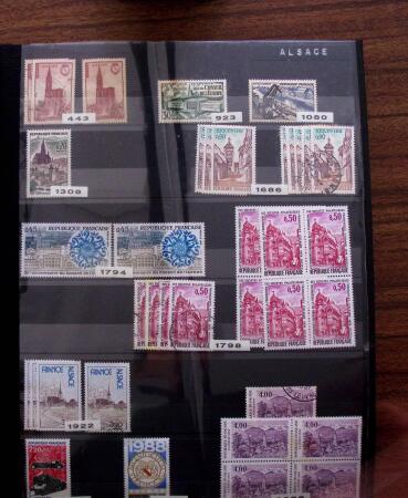 1849-2006, Collection de France en 11 classeurs rangés