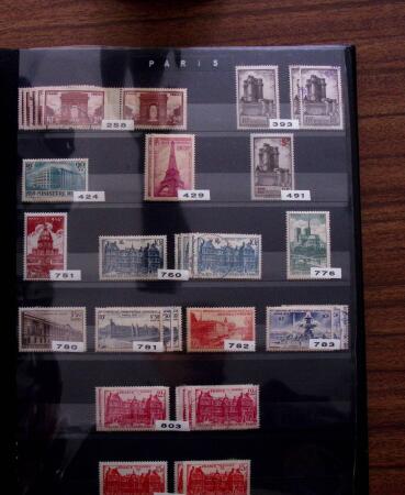 1849-2006, Collection de France en 11 classeurs rangés