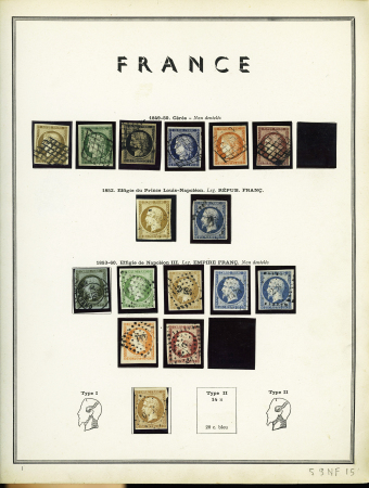 1849-1979, Belle collection de France dont n°2, 6,