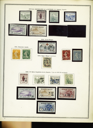 1849-1979, Belle collection de France dont n°2, 6,
