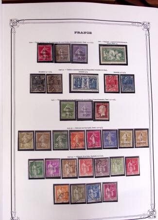1849-1999, Collection de France en 2 classeurs Yvert,