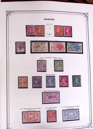 1849-1999, Collection de France en 2 classeurs Yvert,