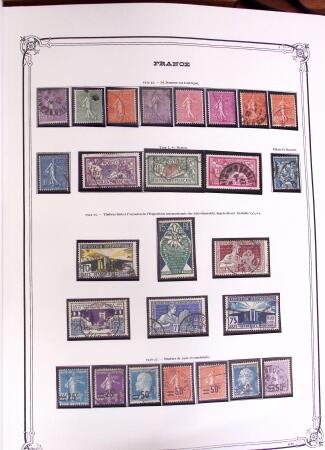 1849-1999, Collection de France en 2 classeurs Yvert,