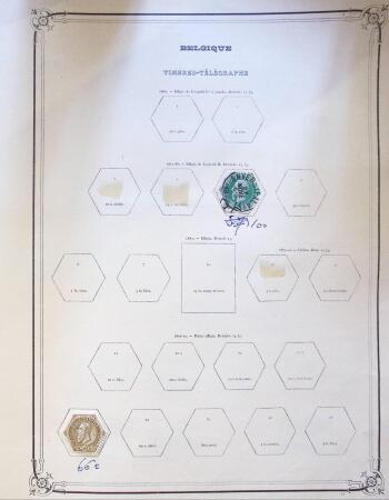 1890-1943, Small selection of Belgium on pages including