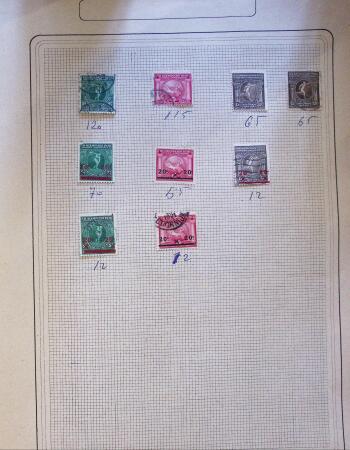 1890-1943, Small selection of Belgium on pages including