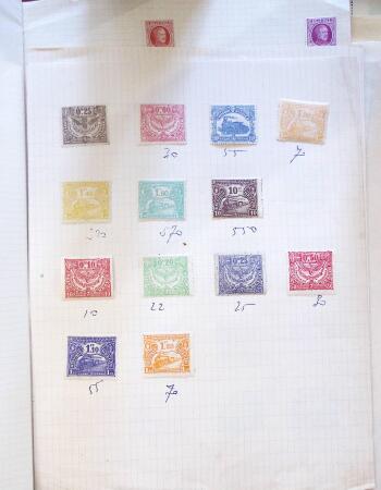 1890-1943, Small selection of Belgium on pages including