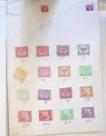 1890-1943, Small selection of Belgium on pages including