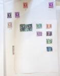 1890-1943, Small selection of Belgium on pages including