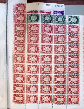 1890-1943, Small selection of Belgium on pages including